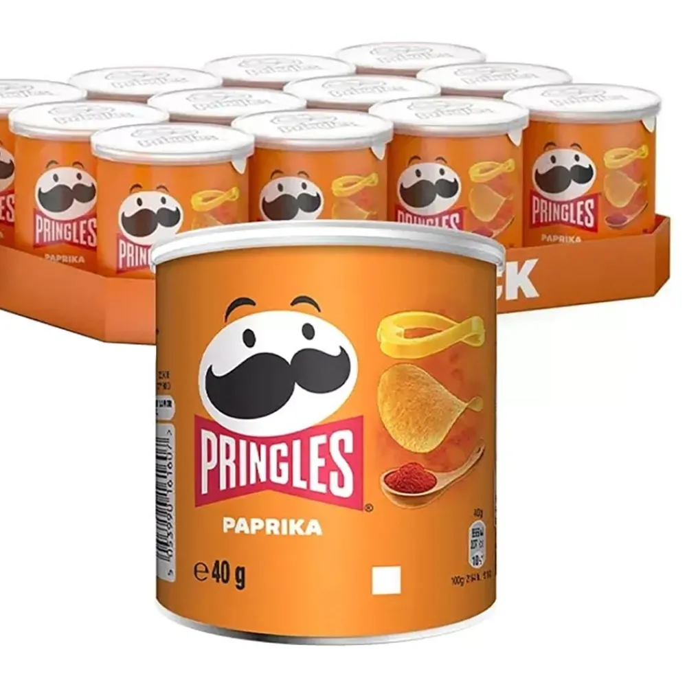 Clearance ERT Godis AB Pringles Sweet Paprika Mini Storpak