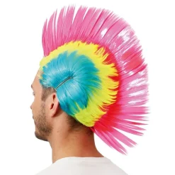 Ptit Clown Punk Neon Paryk - Tøj|Kostumetema