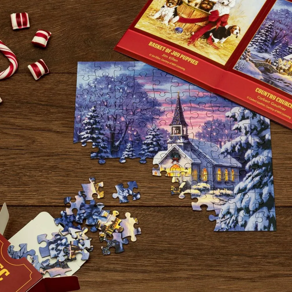 New Multimake AB Puslespil Christmas Art Collection Julekalender