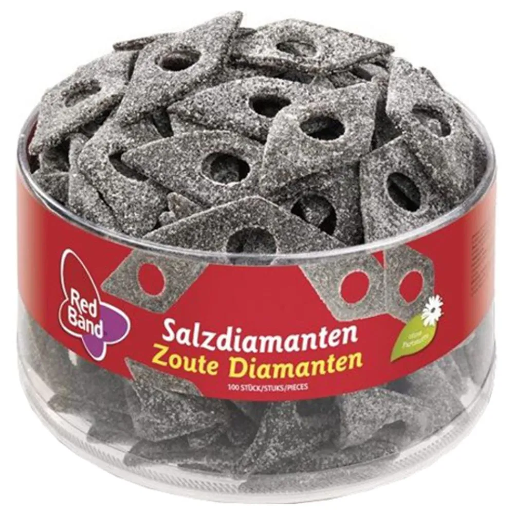 New USA Godis AB Red Band Salte Diamanter Økonomipakke