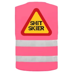 Netshirt Group AB Refleksvest Shit Skier Neonlyserød - Tilbehør