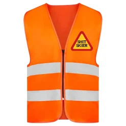 Netshirt Group AB Refleksvest Shit Skier Neonorange - Tilbehør
