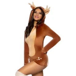 Leg Avenue Europe Rensdyr Body Kostume Deluxe - Udklædningskostumer|Kostumetema