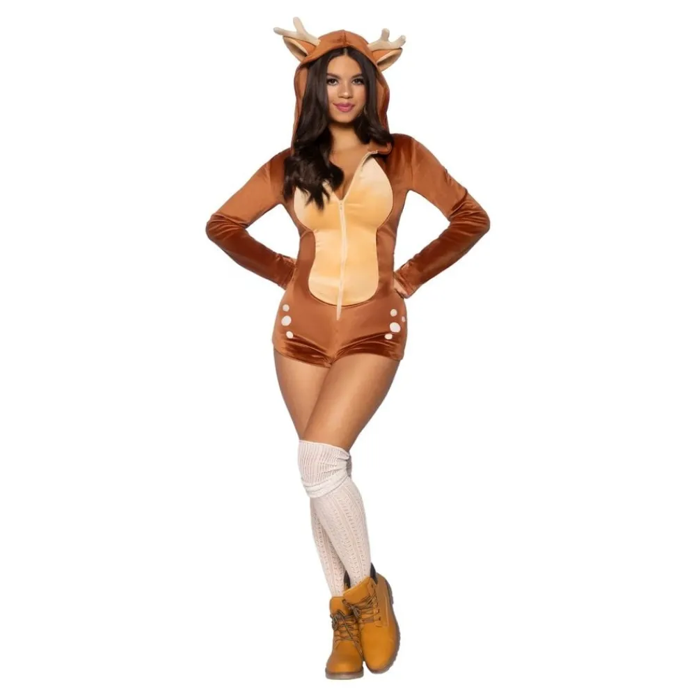 Leg Avenue Europe Rensdyr Body Kostume Deluxe - Udklædningskostumer|Kostumetema