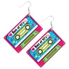 Fiestas Guirca, S.L Øreringe 90's Kassettebånd - Tilbehør|Accessories