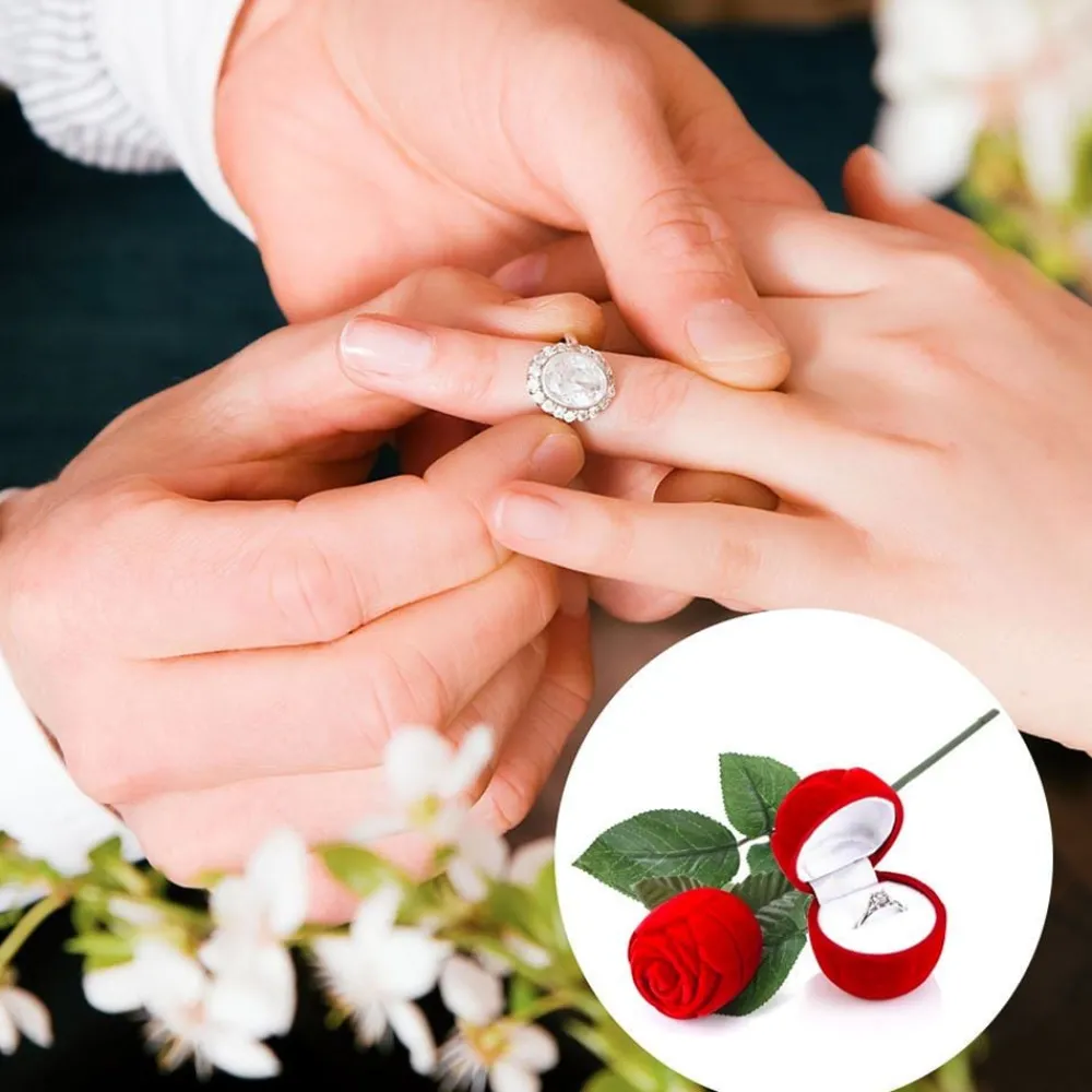 Partyking AB Ringæske Rød Rose - Accessories|Hobby & Fritid