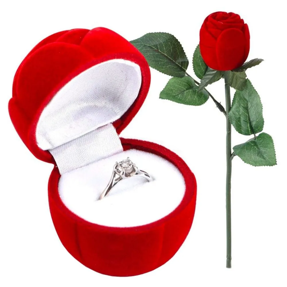 Partyking AB Ringæske Rød Rose - Accessories|Hobby & Fritid