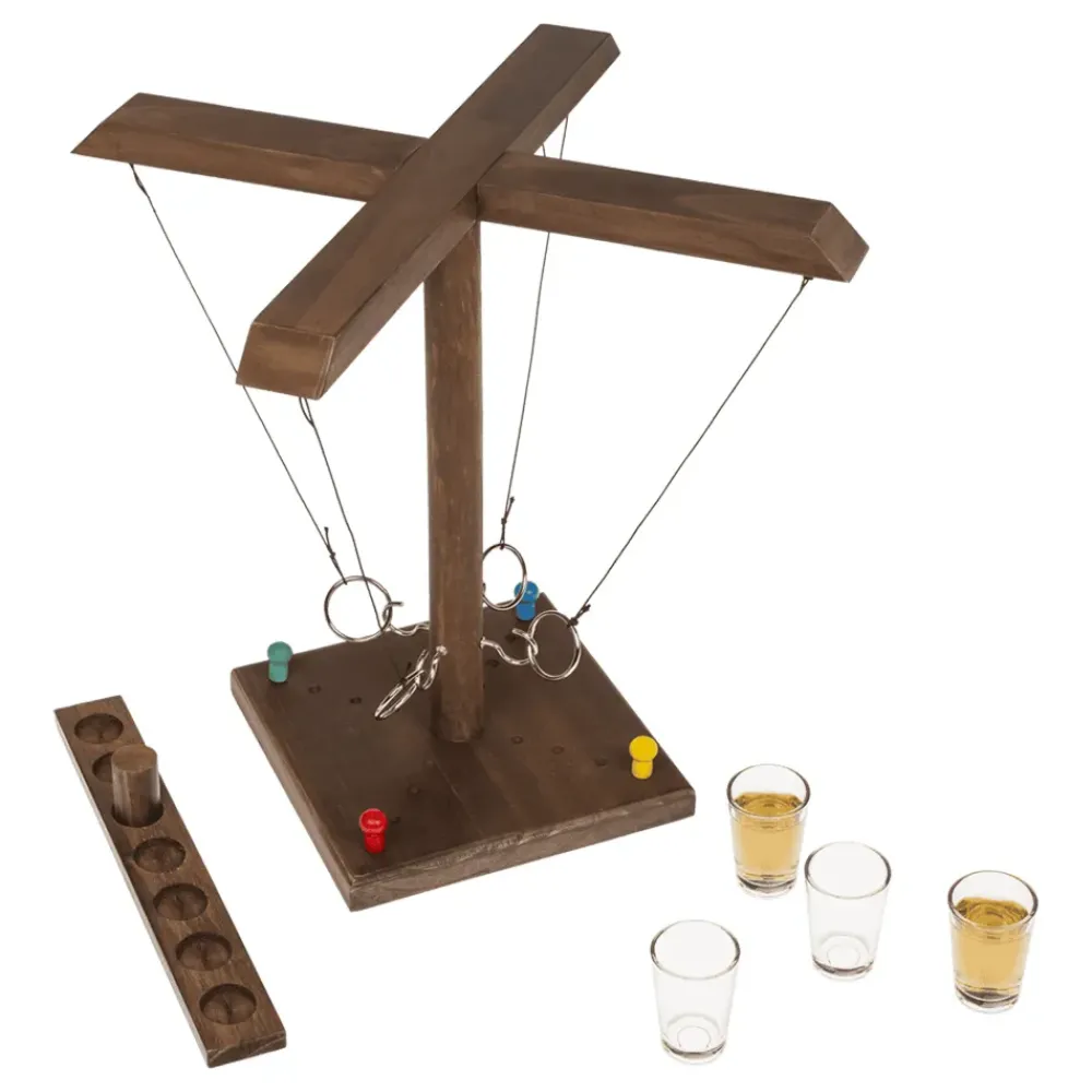 Outlet Out of the blue KG Ring Toss Shotspil i Træ