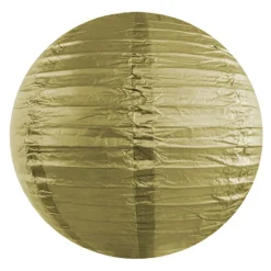 Outlet PartyDeco sp. z o.o. Rispapirlampe Guld