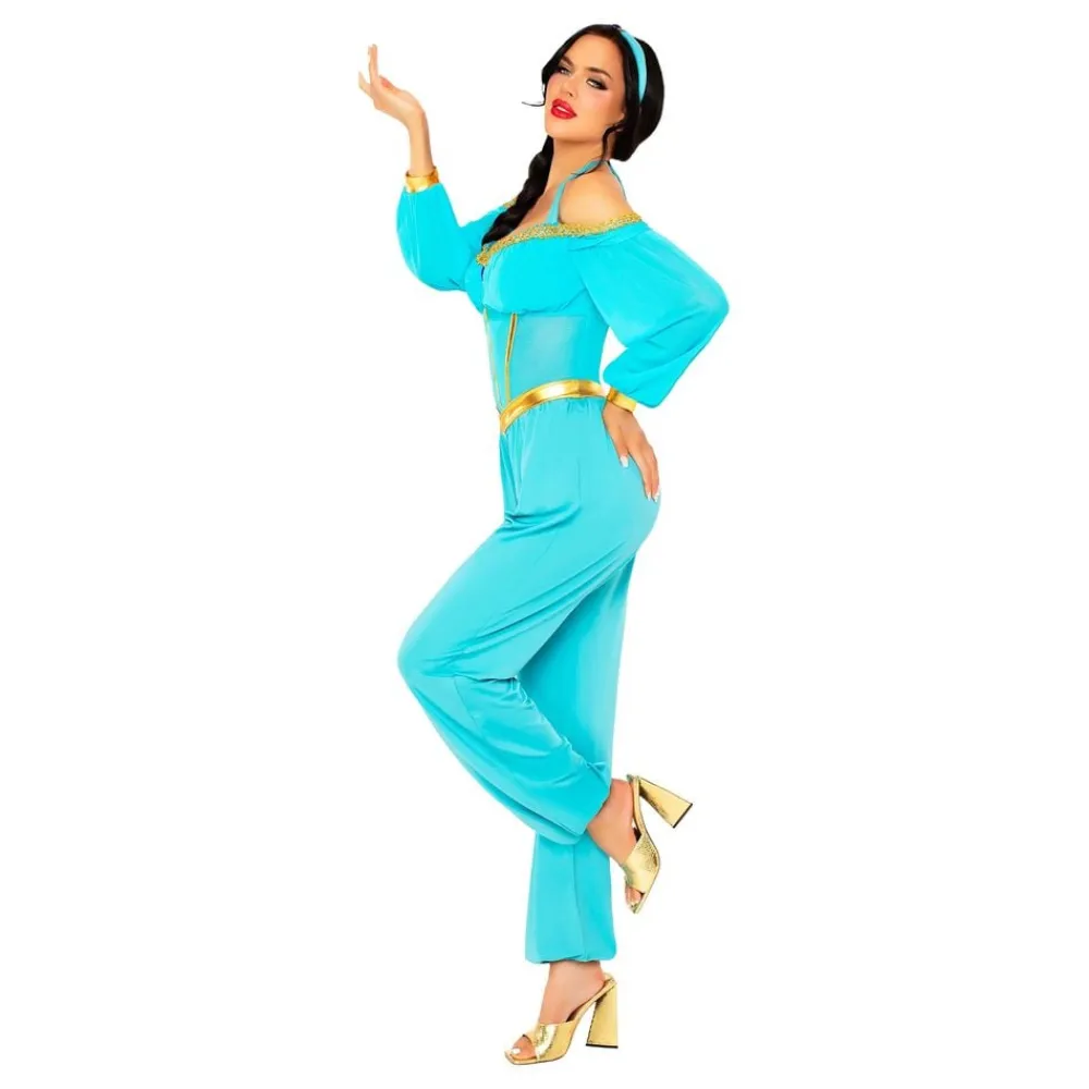 Leg Avenue Europe Ørkenprinsesse Jumpsuit Deluxe Kostume - Udklædningskostumer|Kostumetema