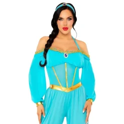 Leg Avenue Europe Ørkenprinsesse Jumpsuit Deluxe Kostume - Udklædningskostumer|Kostumetema