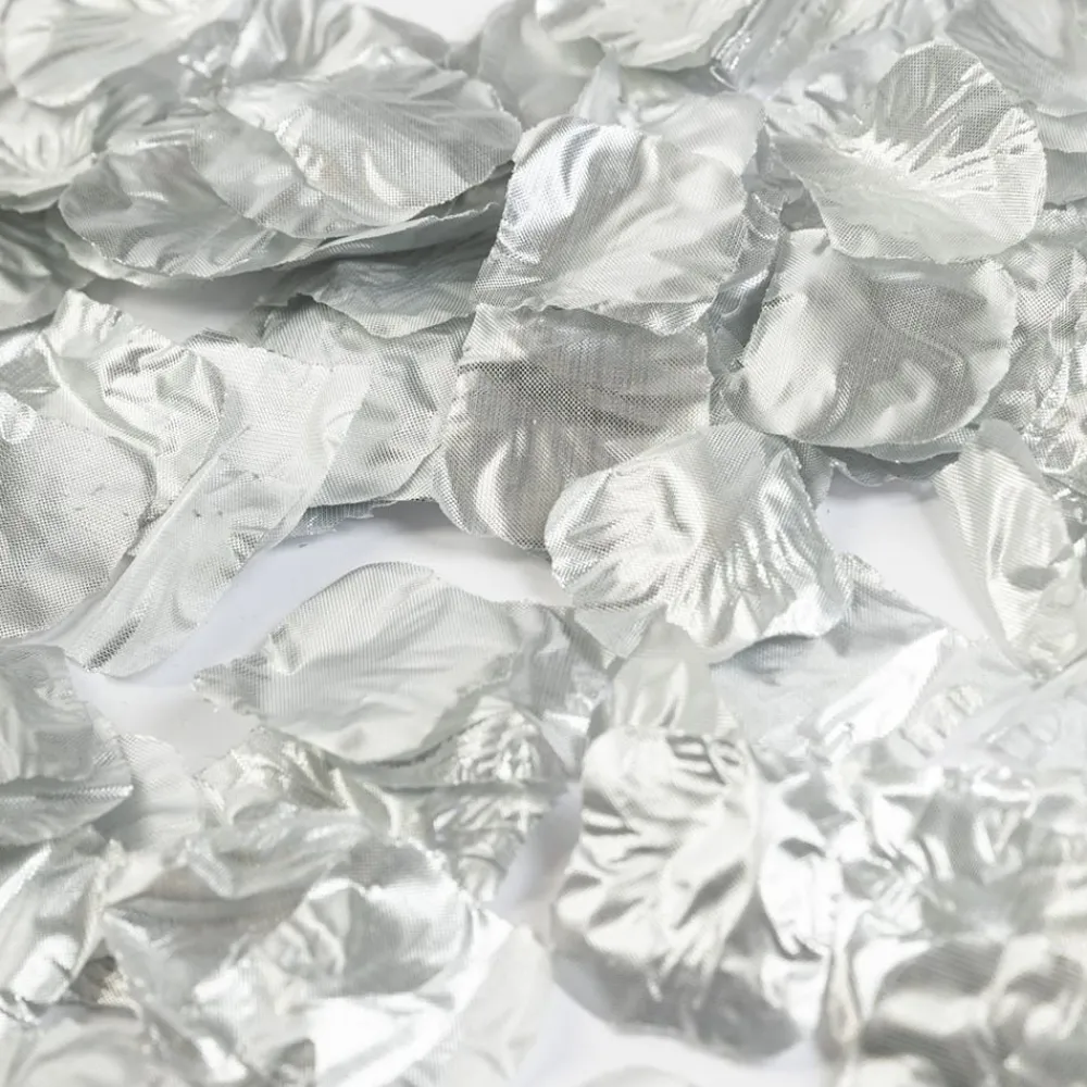 Globos Europe B.V. Rosenblade Sølv Metallic - Oppyntning