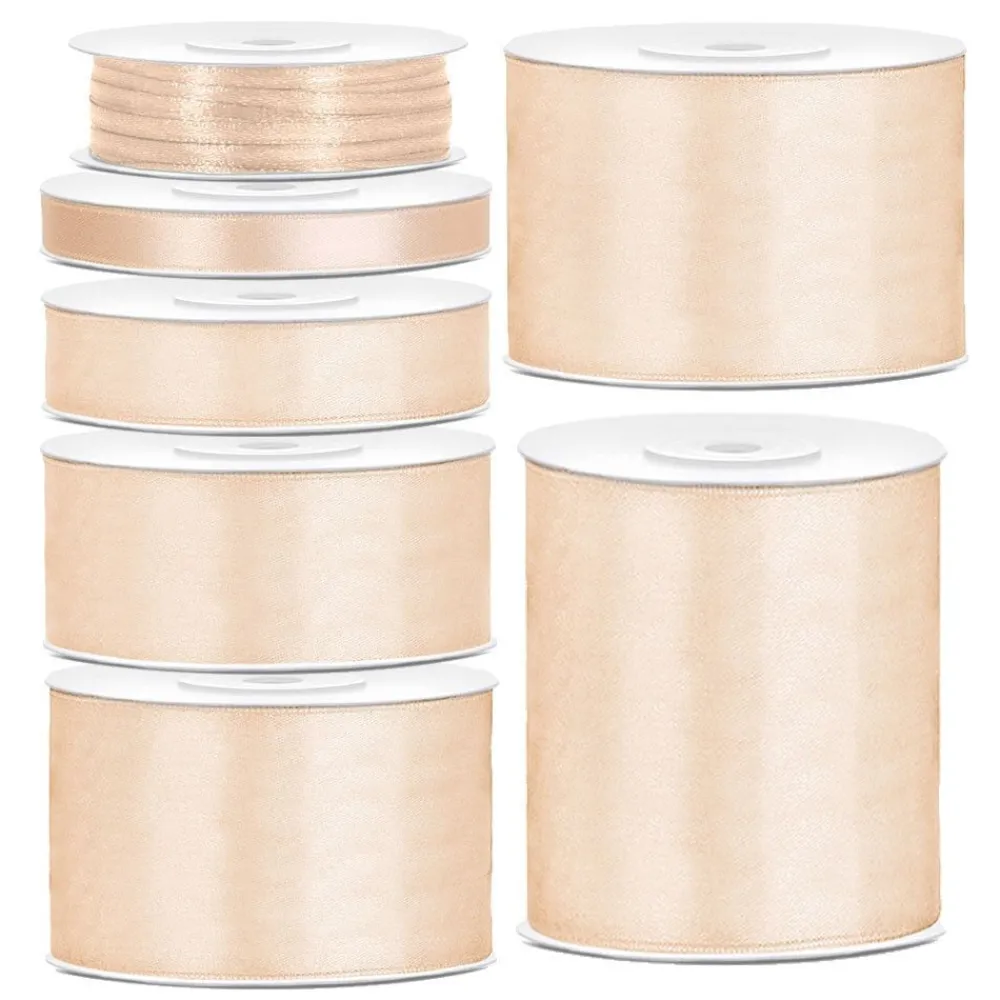 Discount PartyDeco sp. z o.o. Satinbånd Cream