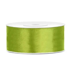PartyDeco sp. z o.o. Satinbånd Limegrønt - Oppyntning|Gaveindpakning