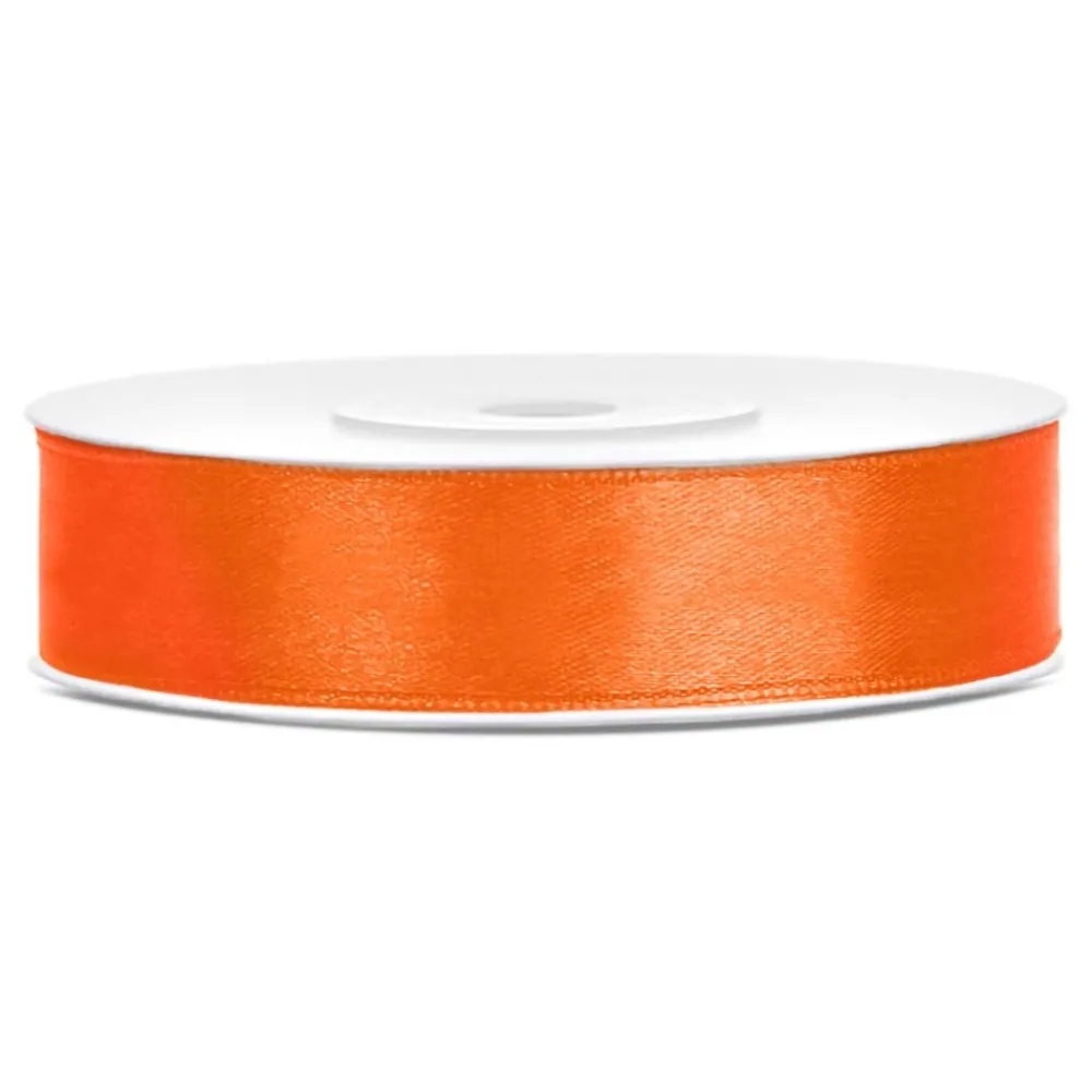 PartyDeco sp. z o.o. Satinbånd Orange - Oppyntning|Gaveindpakning
