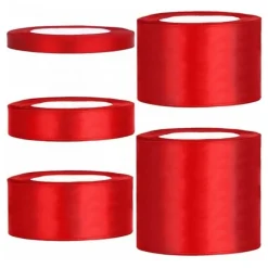 Sale PartyDeco sp. z o.o. Satinbånd Rødt