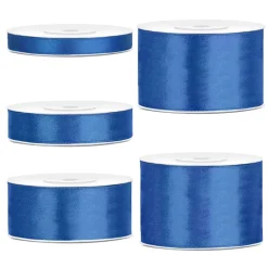 New PartyDeco sp. z o.o. Satinbånd Royal Blå