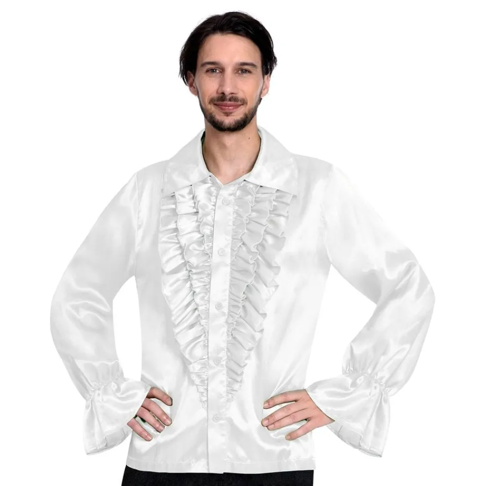 Clearance Reithmüller Europe GmbH Satinskjorte Hvid