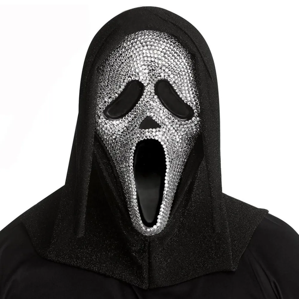 Palmer Agencies Ltd Scream Ghostface Bling Maske - Kostumetema|Merchandise