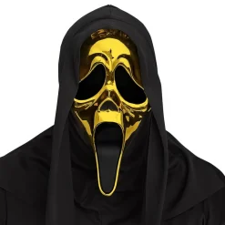 Discount Palmer Agencies Ltd Scream Ghostface Guld Chrome Maske