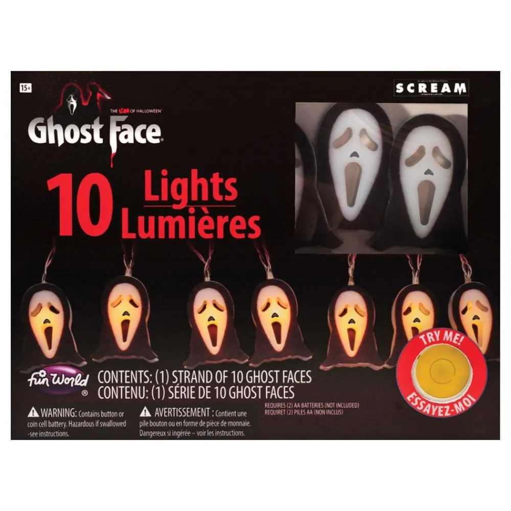 Palmer Agencies Ltd Scream Ghostface Lyskæde - Hjem & Husholdning|Merchandise