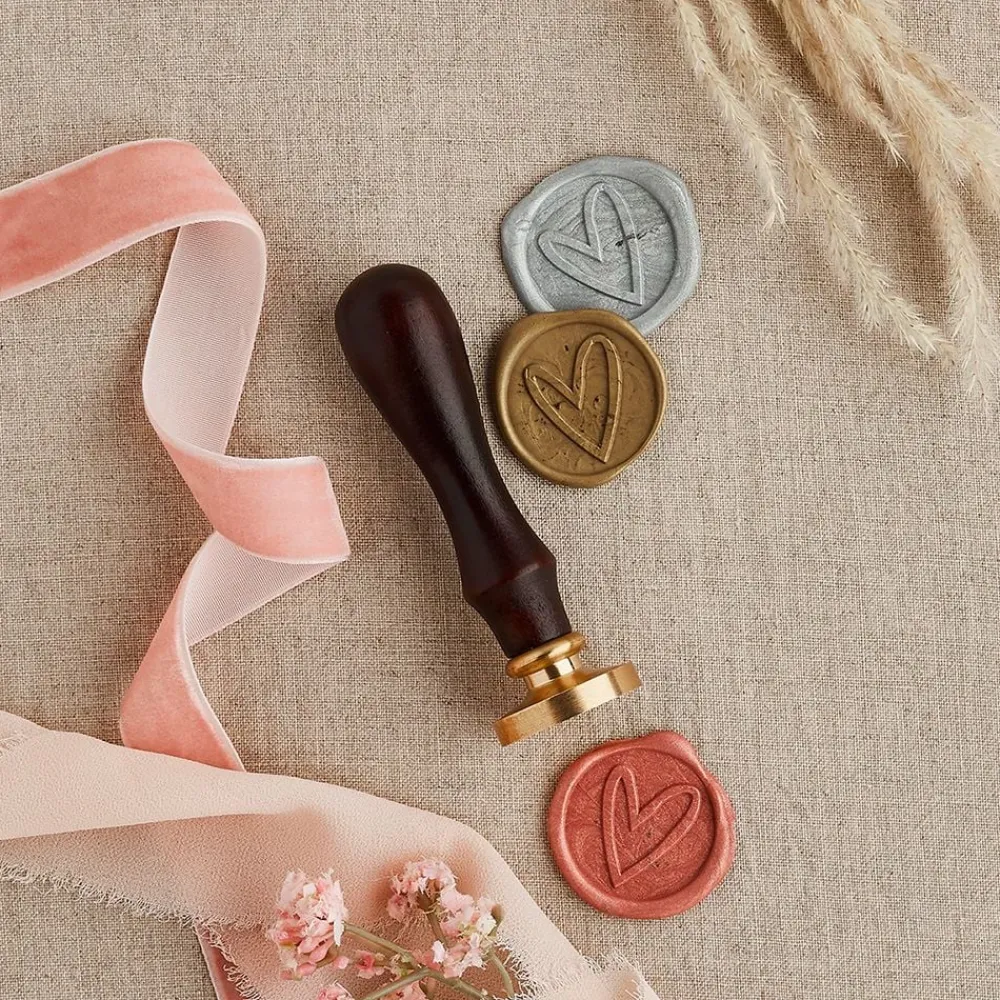 CG Global Products Ltd Seglstempel Hjerte - Hobby & Fritid|Gaveindpakning