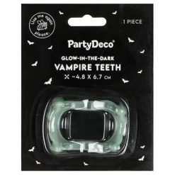 PartyDeco sp. z o.o. Selvlysende vampyrtænder - Spil & Leg|Sminke