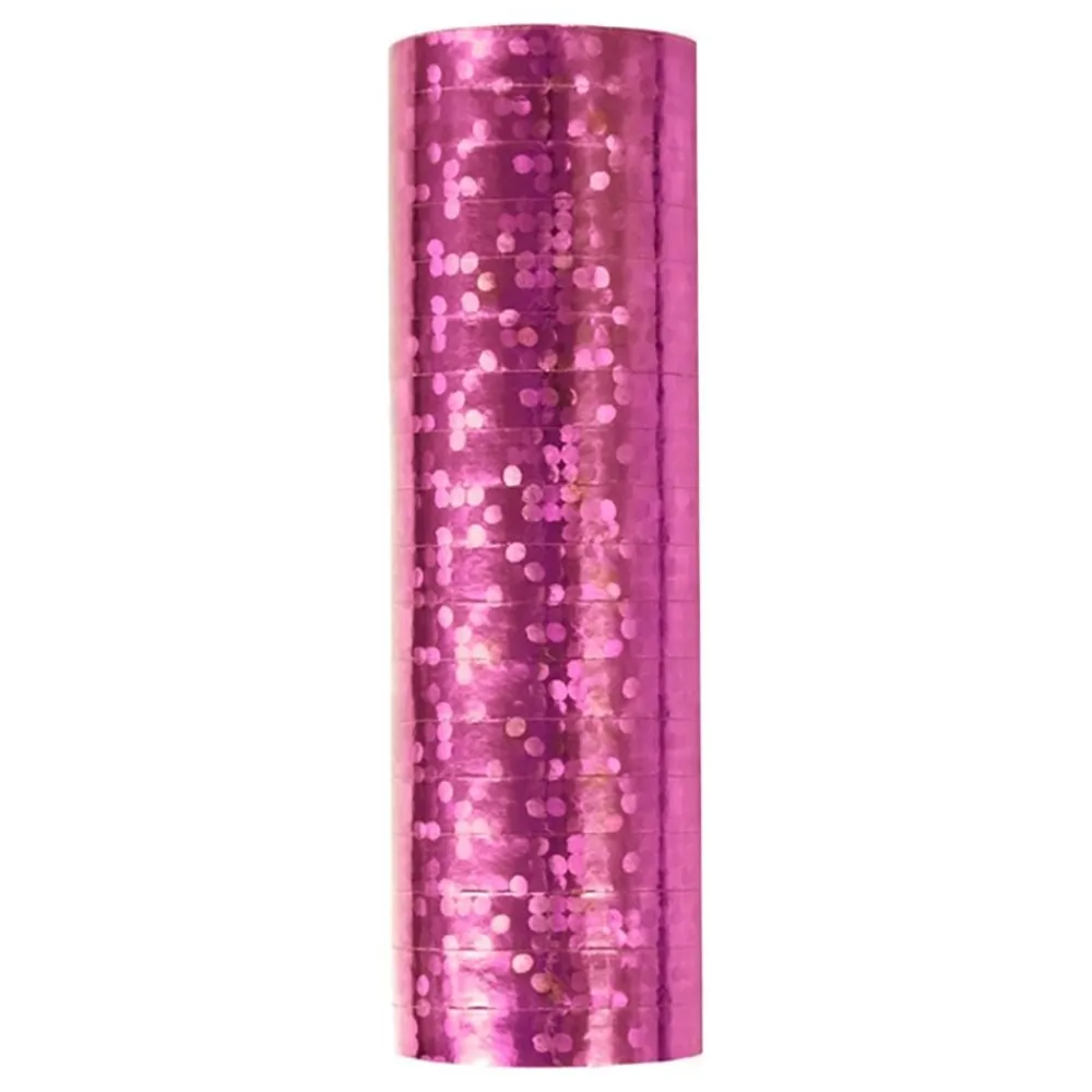 PartyDeco sp. z o.o. Serpentiner Holografiske Lyserøde