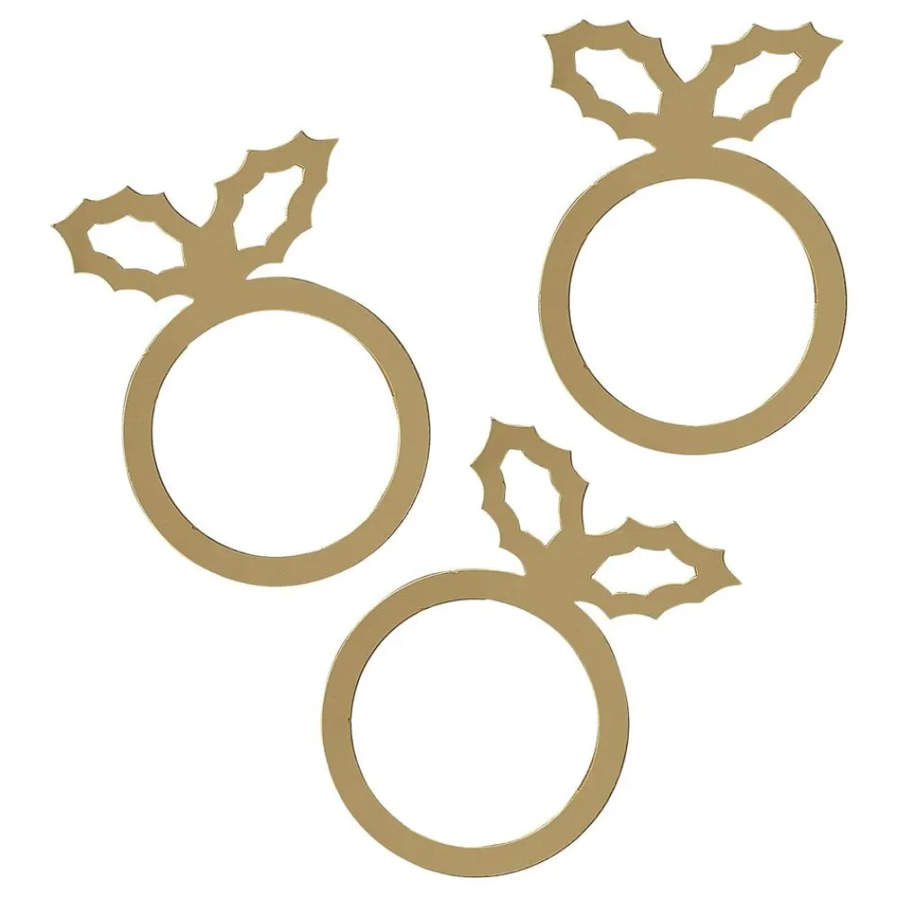 New Reithmüller Europe GmbH Servietringe Holly Guld i Akryl