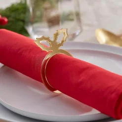 New Reithmüller Europe GmbH Servietringe Holly Guld i Akryl