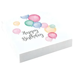 Reithmüller Europe GmbH Servietter Balloner Happy Birthday Pastel
