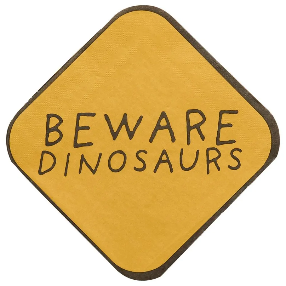 Clearance CG Global Products Ltd Servietter Beware Dinosaurs