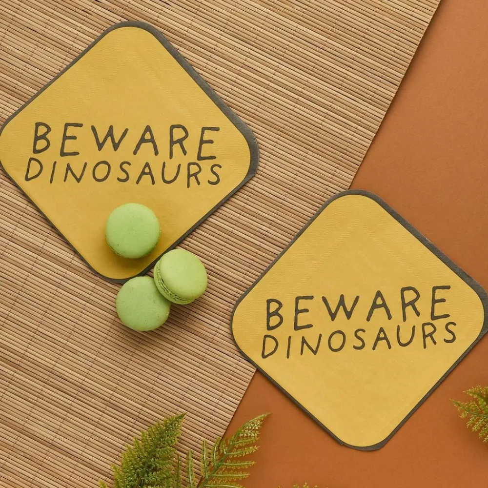 Clearance CG Global Products Ltd Servietter Beware Dinosaurs