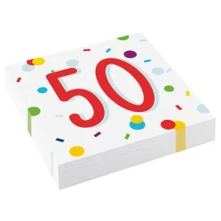 Reithmüller Europe GmbH Servietter Confetti Birthday 50 - Borddækning