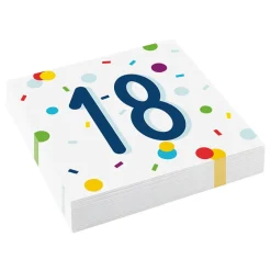 Reithmüller Europe GmbH Servietter Confetti Birthday 18 - Borddækning