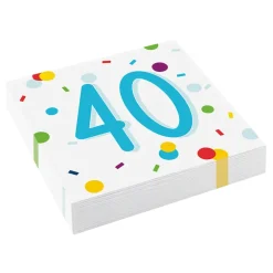 Sale Reithmüller Europe GmbH Servietter Confetti Birthday 40