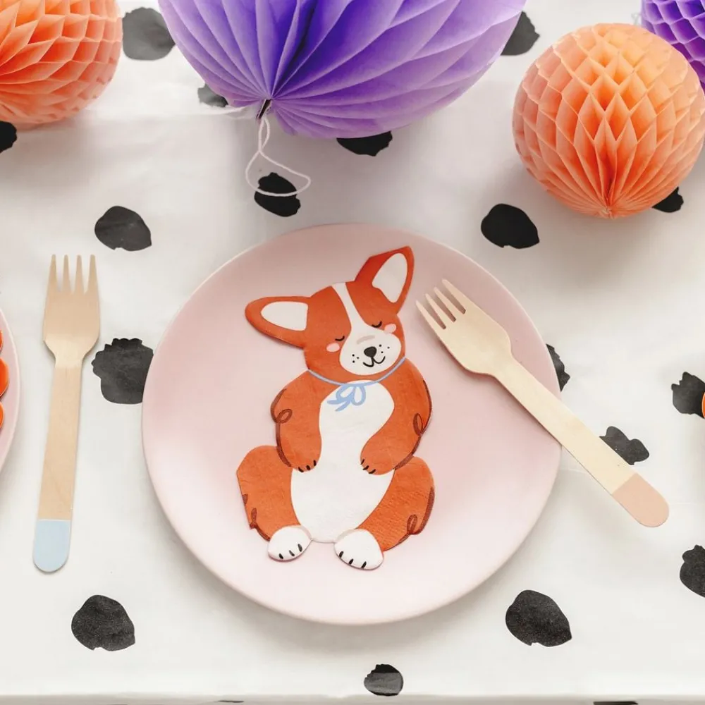 PartyDeco sp. z o.o. Servietter Corgi - Borddækning
