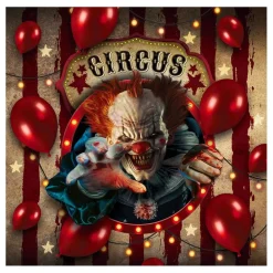 Best Fiestas Guirca, S.L Servietter Creepy Clown