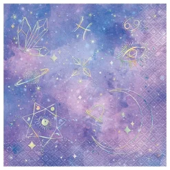 Sale Unique UK Inc t/as Unique Party Servietter Galaxy Lilla