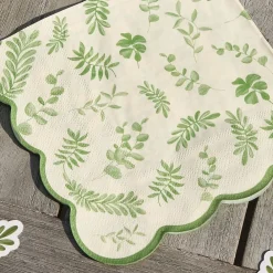 Discount CG Global Products Ltd Servietter Grønne Blade Botanic