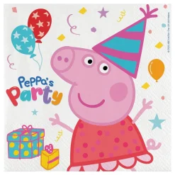 Outlet Santex Servietter Gurli Gris™ Peppa’s Party