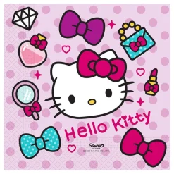 Globos Europe B.V. Servietter Hello Kitty Fashion Stylish - Borddækning