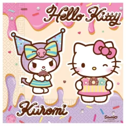 Hisab/Joker Company AB Servietter Hello Kitty & Kuromi - Borddækning