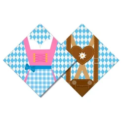 Reithmüller Europe GmbH Servietter Oktoberfesten Lederhosen - Borddækning