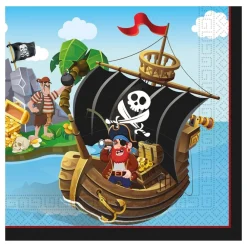 Globos Europe B.V. Servietter Pirater - Borddækning