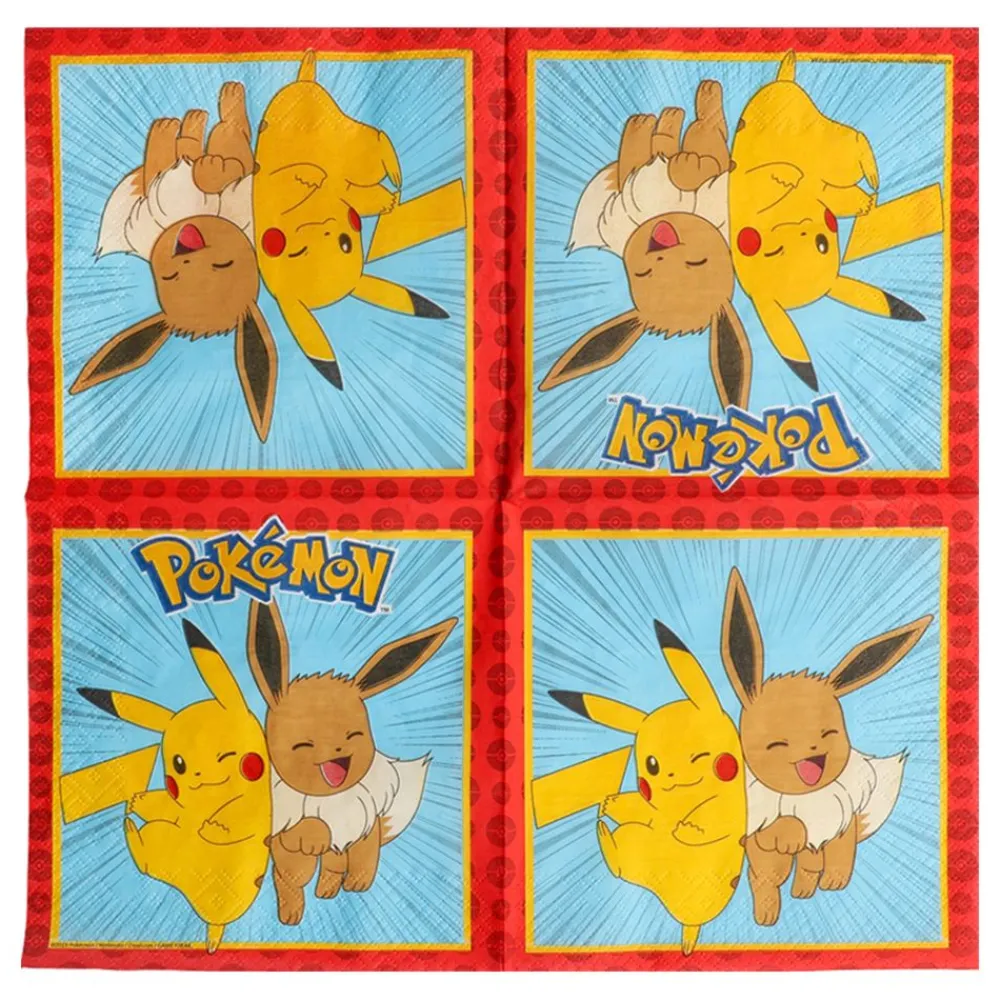 Hisab/Joker Company AB Servietter Pokémon - Merchandise|Borddækning