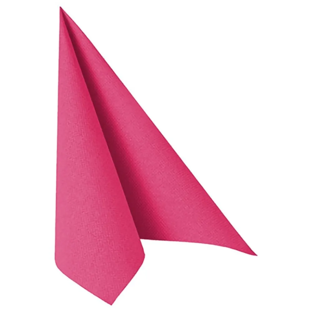 Papstar Sverige AB Servietter Royal Fuchsia - Oppyntning|Borddækning