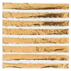 CG Global Products Ltd Servietter Stribede Guld Metallic - Borddækning