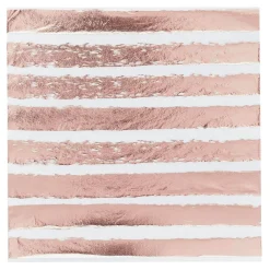 New CG Global Products Ltd Servietter Stribede Roséguld Metallic