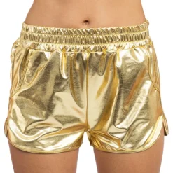 CHAKS Shorts Metallic Guld - Tøj